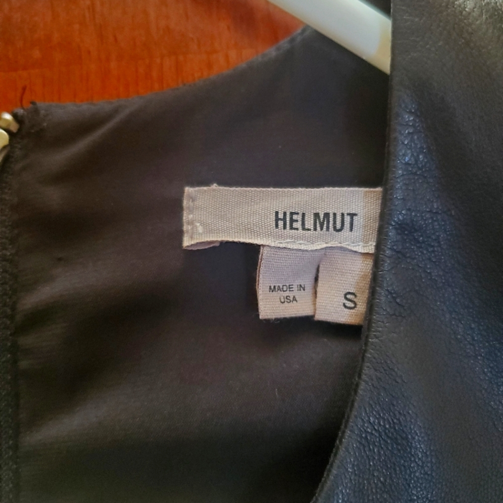 Helmet. Black dress. Size small.